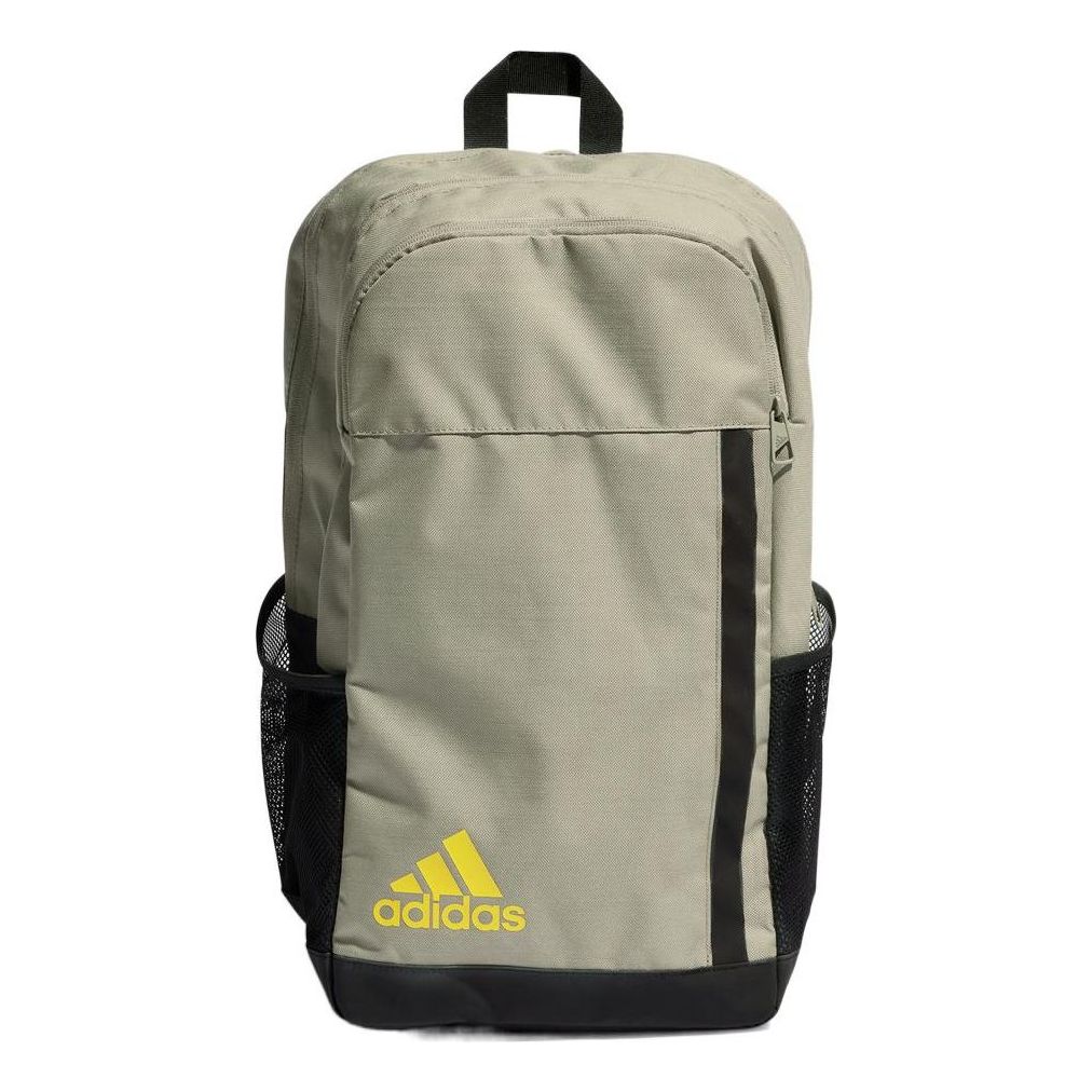adidas Printing Small Logo Sports Large Capacity Backpack Schoolbag Dark Olive HM9163