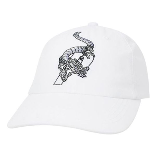 Palace Dragon Shell 6-Panel Cap 'White' P19H022
