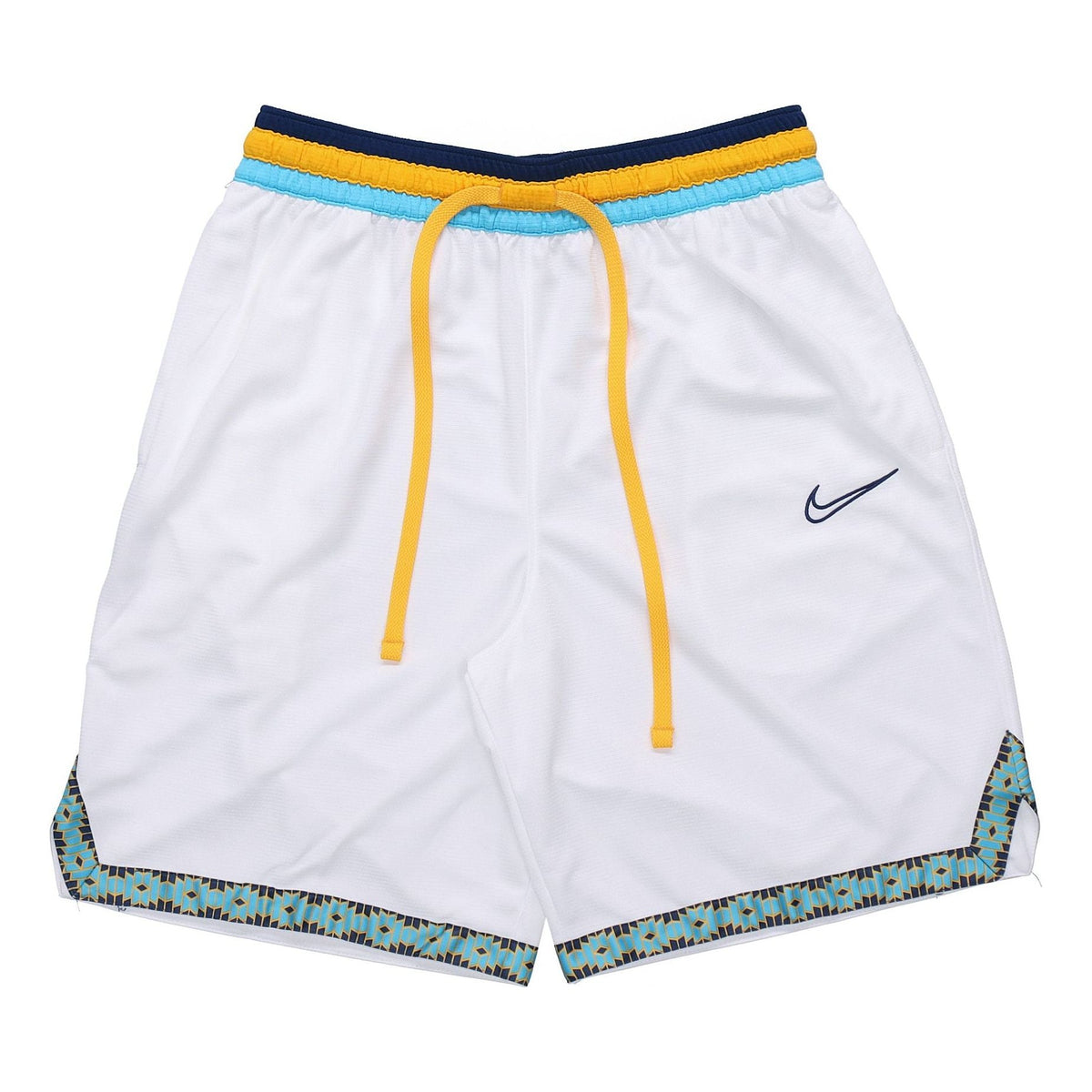 Nike DNA Contrast Color Stitching Basketball Sports Shorts White BV9447-101