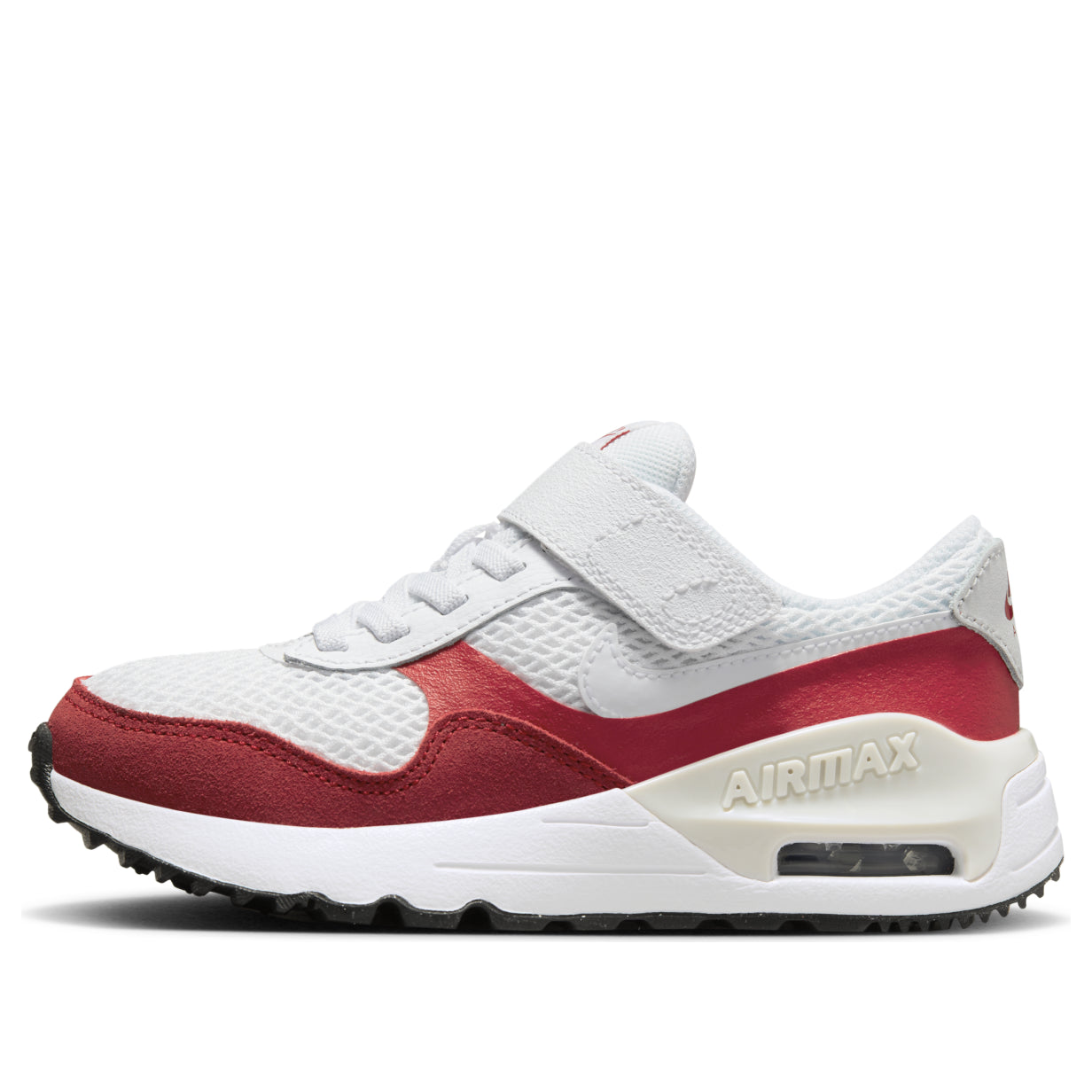 (PS) Nike Air Max SYSTM Shoes 'White University Red' DQ0285-108