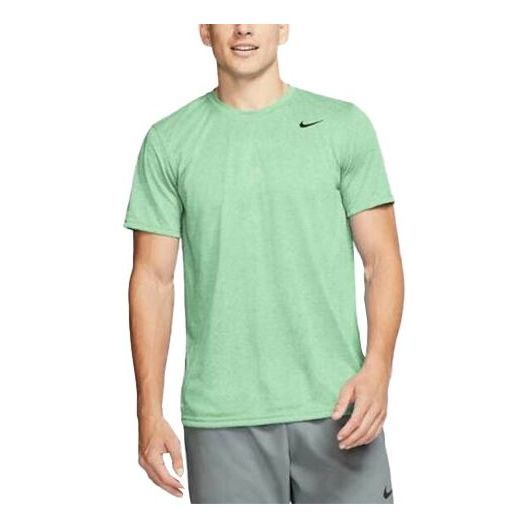 Nike Pro Dri-FIT Training Sports Round Neck Short Sleeve Green 718833-390