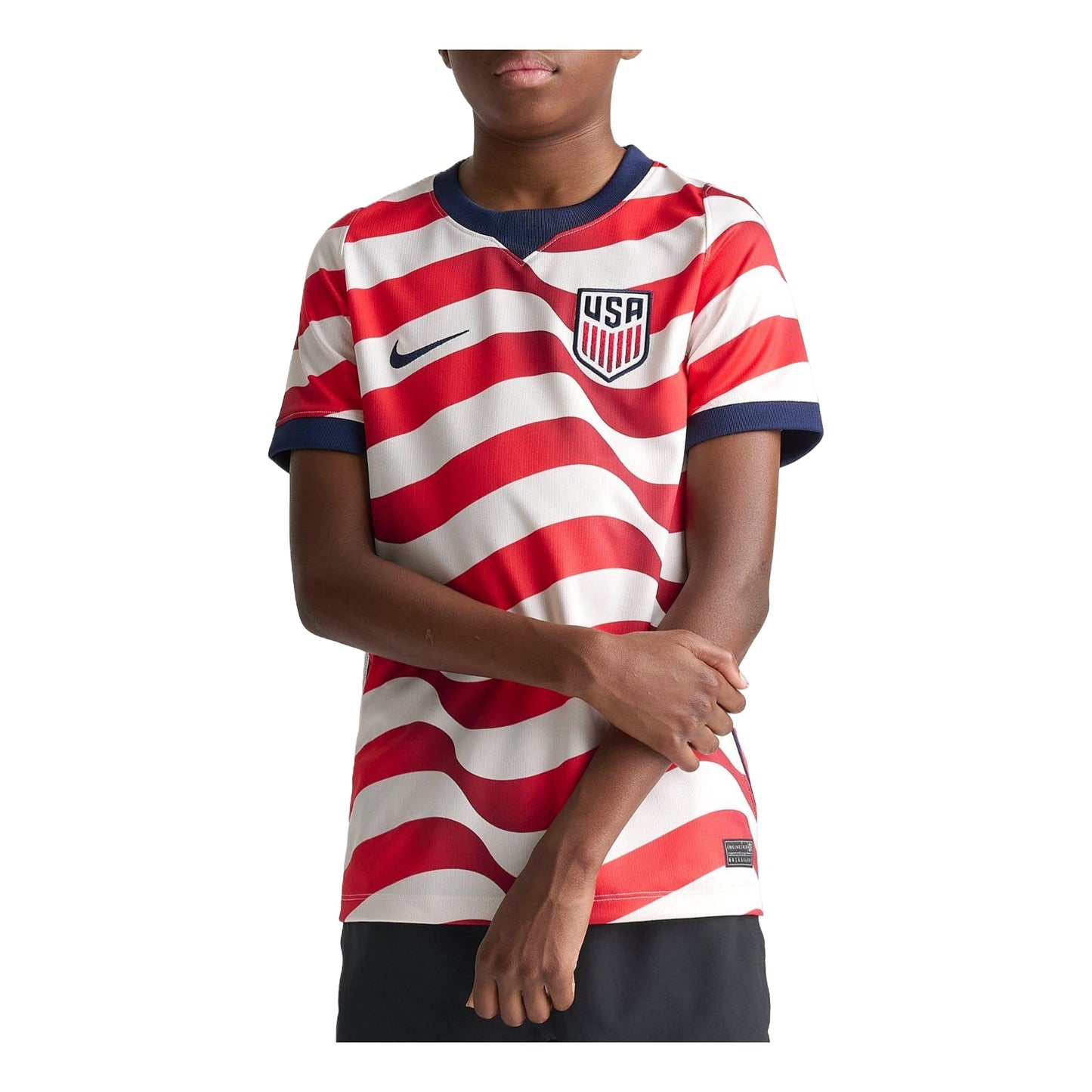 (GS) Nike USMNT 2026 Stadium Home Dri-FIT Soccer Replica Jersey 'Sail Midnight Navy' IB5880-133