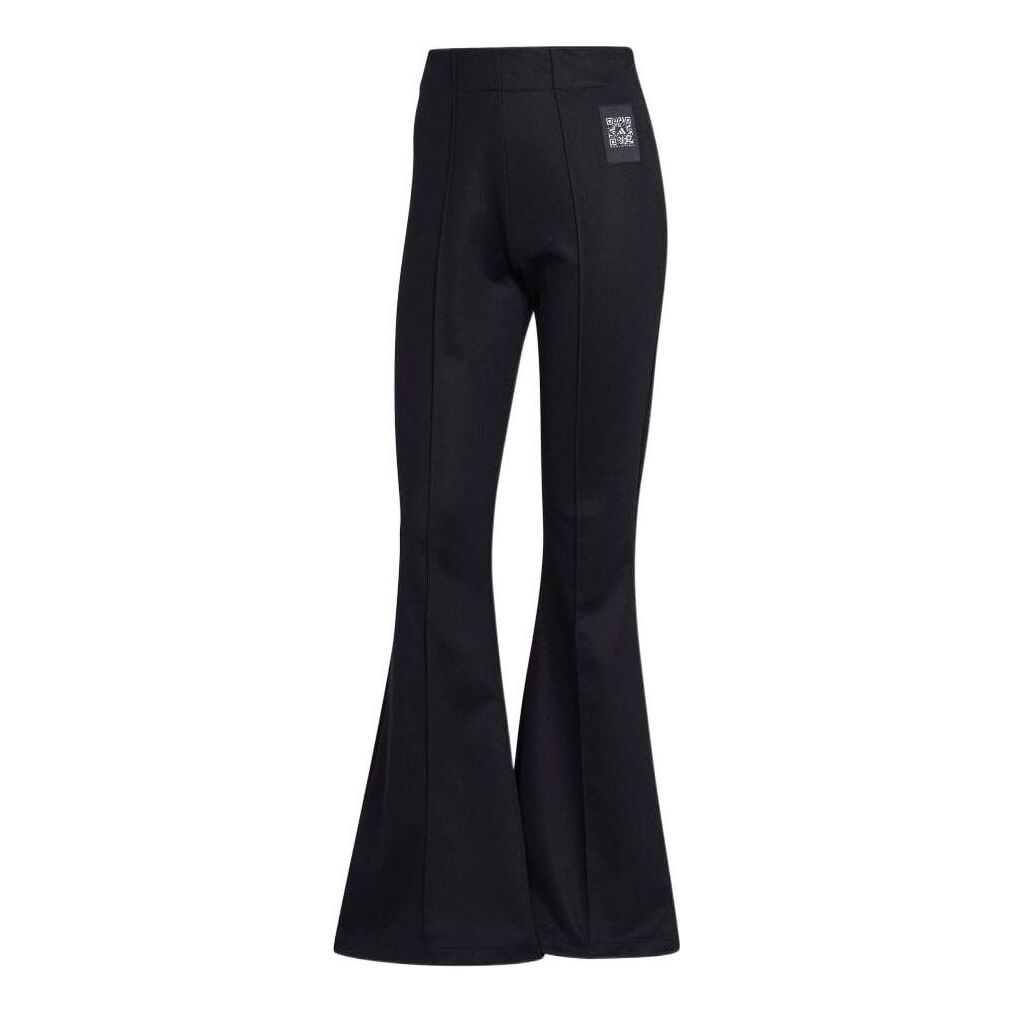 (WMNS) adidas x Karlie Kloss Flared Pants Asia Sizing 'Black' HB1451