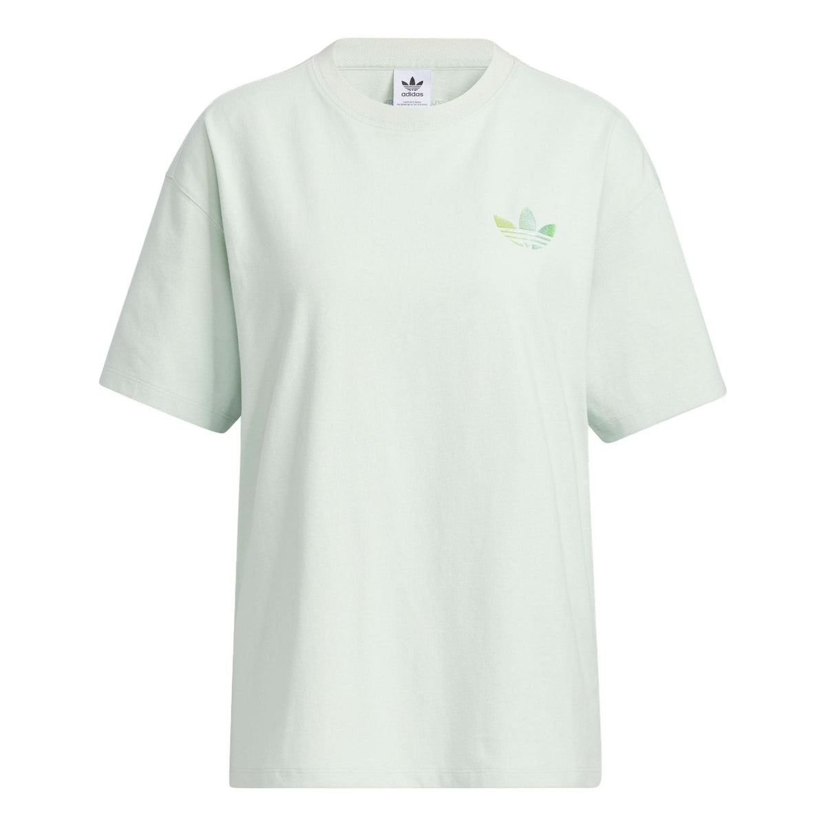 (WMNS) adidas originals Short Sleeve T-Shirt 'Green' IK8627