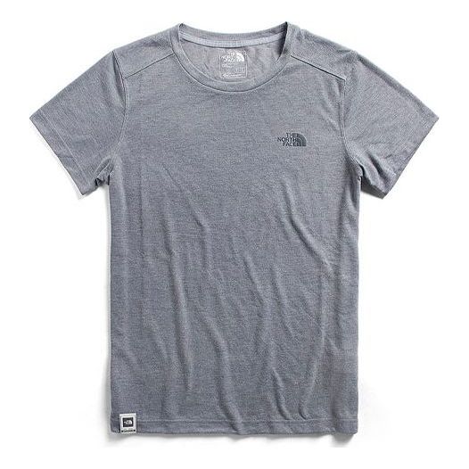 THE NORTH FACE Outdoor Sports hygroscopic Breathable Quick Dry Short Sleeve Couple Style Gray 3VRB-DYY