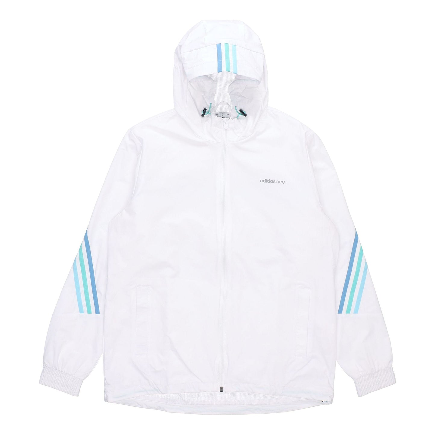 adidas neo M Fav 3s Wb 2 Contrasting Colors Sports Hooded Jacket White GP5660