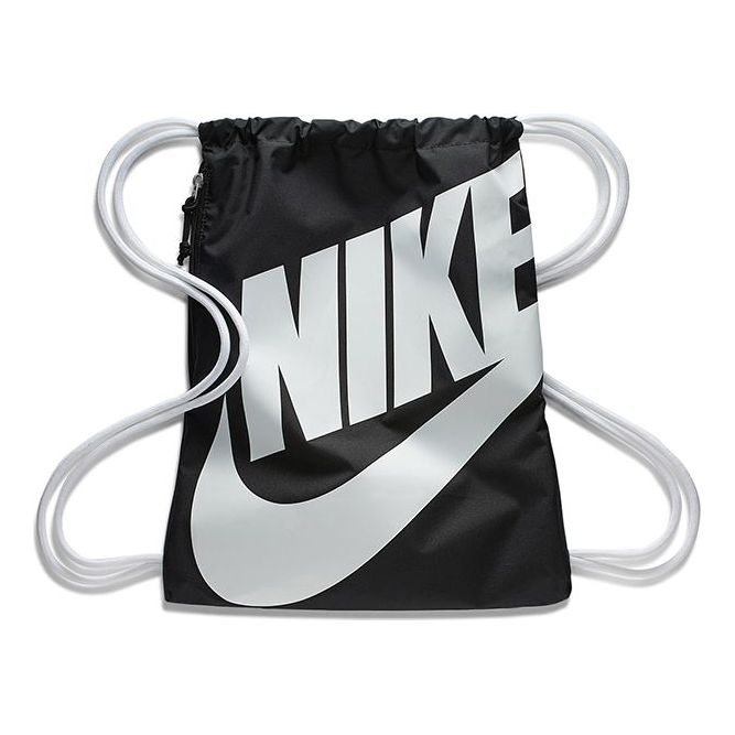 Nike Heritage Gym Sack Drawstring backpack 'Black White' CK0969-011
