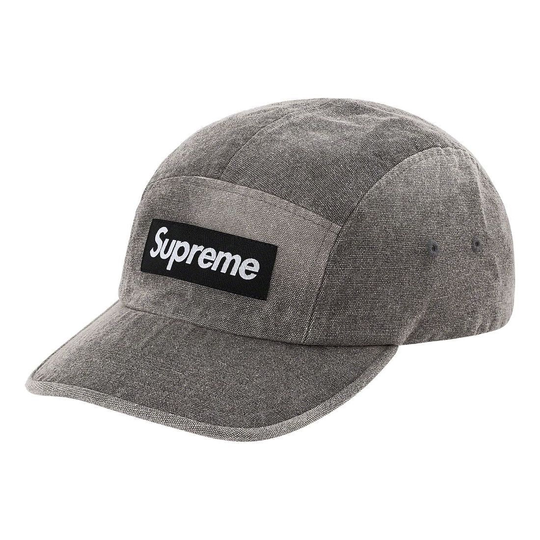 Supreme Spray Canvas Camp Cap 'Grey White Black' SUP-SS21-527