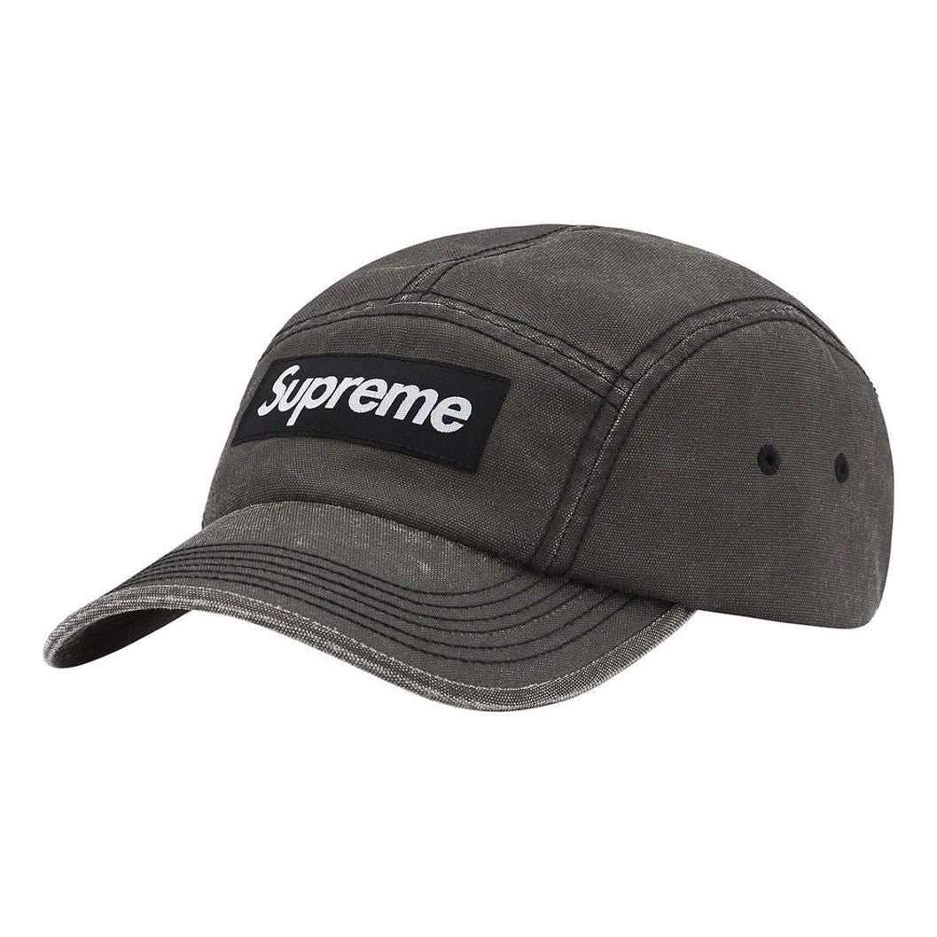 Supreme Washed Cordura Camp Cap 'Grey Black White' SUP-FW22-1019