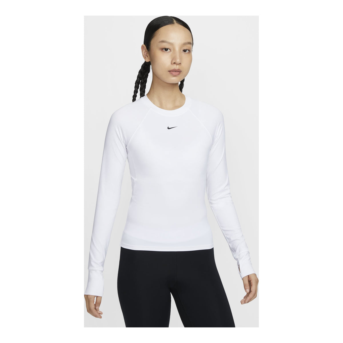 (WMNS) Nike Pro Dri-FIT Base Layer T-Shirt 'White' FV7846-100
