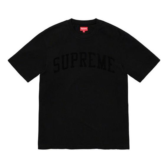 Supreme FW19 Week 3 Chenille Arc Logo SS Top Tee SUP-FW19-338