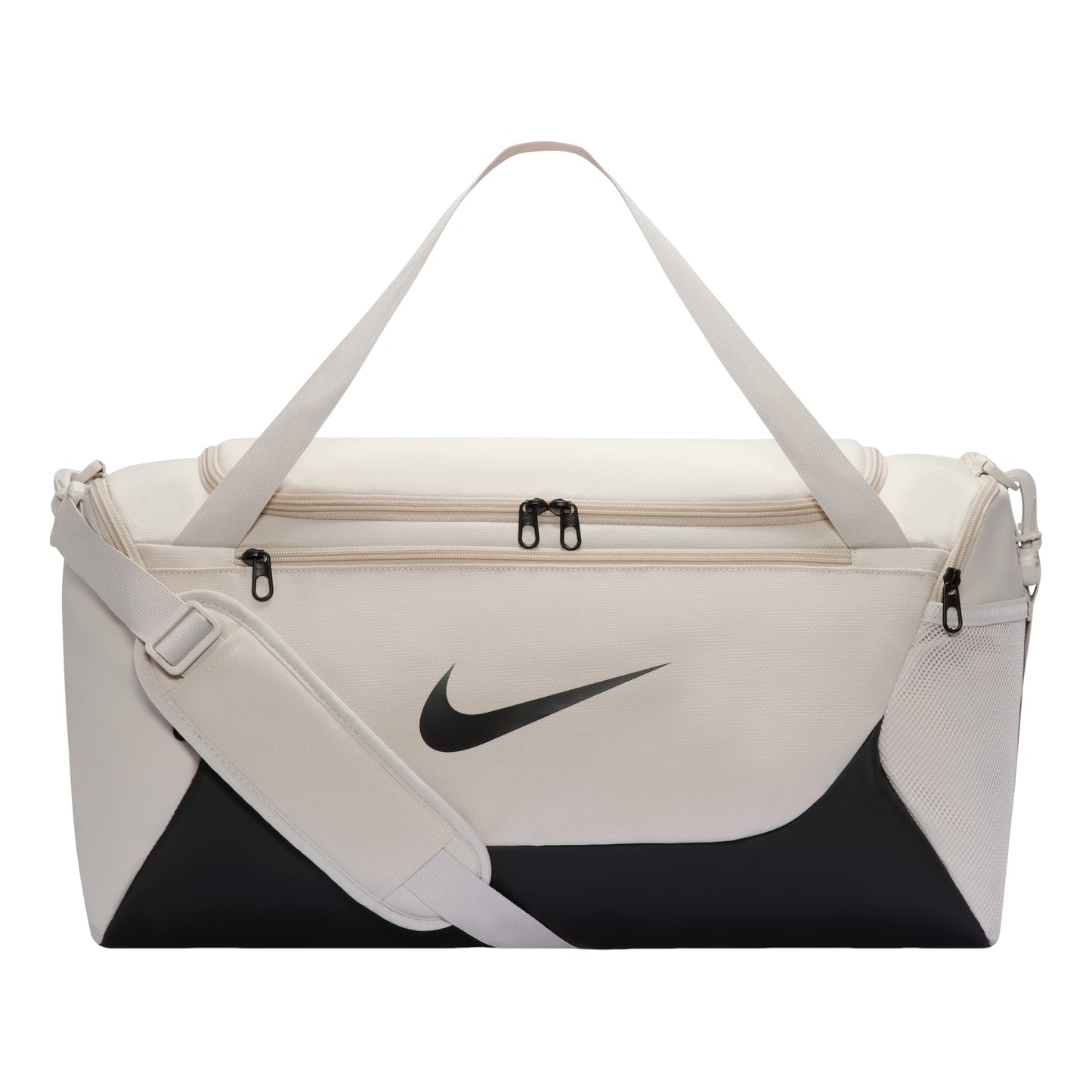 Nike Brasilia 40L Small Duffel Bag 'Light Bone Black' IB4394-072