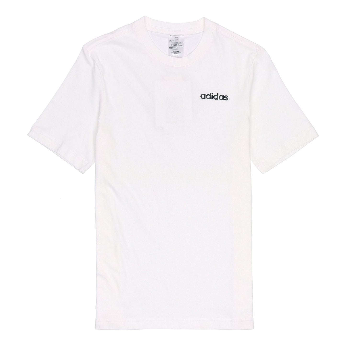 adidas E Pln Tee Round Neck Casual Sports Short Sleeve White DQ3089