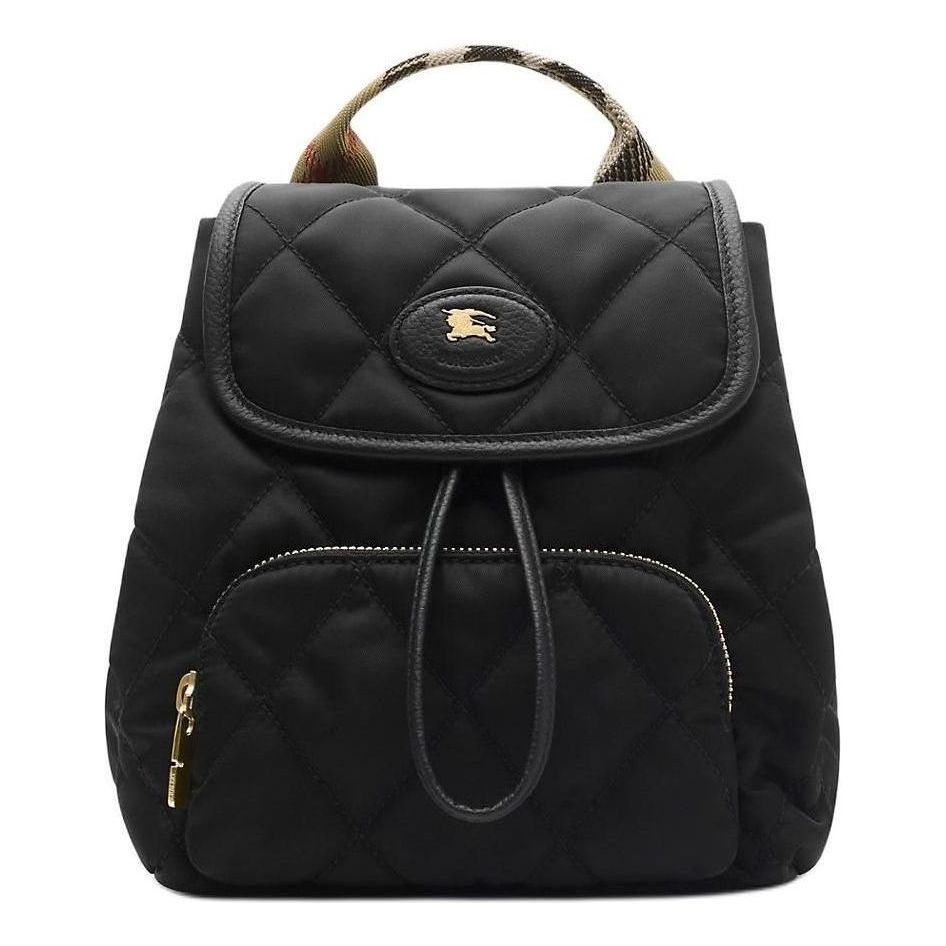 (WMNS) Burberry 26 Mini Horseshoe Backpack 'Black' 81187481