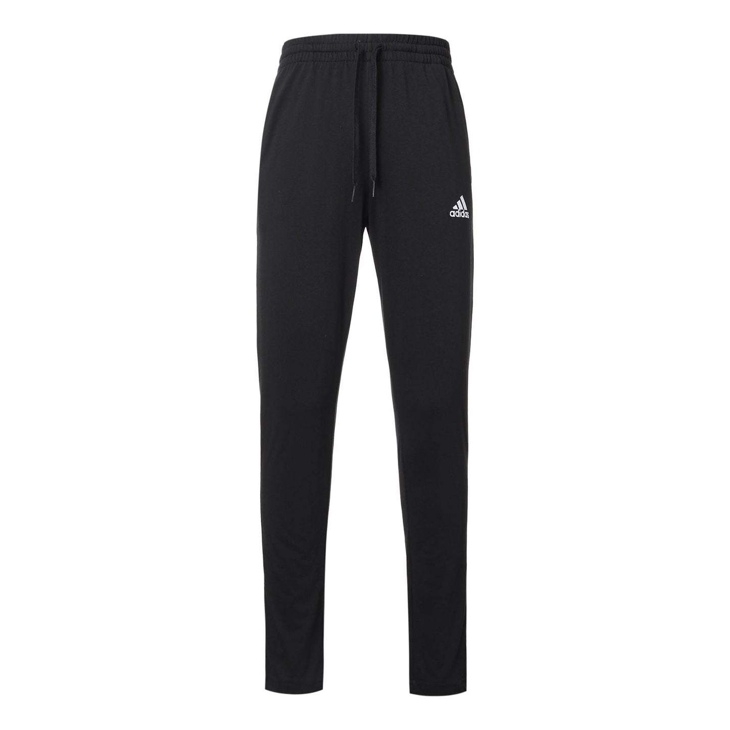 adidas Essentials Solid Color Slim Fit Running Sports Pants Black GK9222