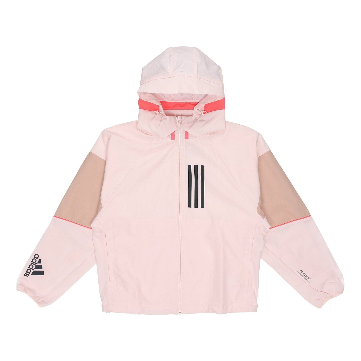 (WMNS) adidas W.N.D. Colorblock Sports Hooded Jacket Pink Red GF0133