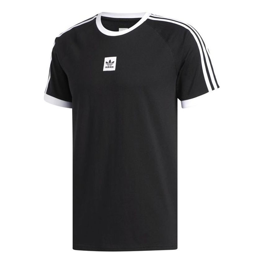 adidas originals Cali 2.0 Tee Casual Sports Round Neck Short Sleeve Black EC7375