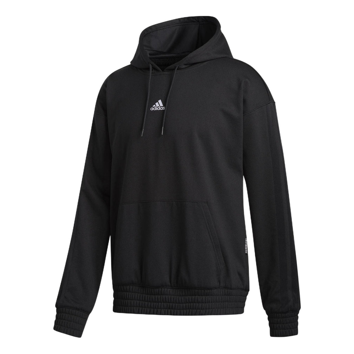 Men's adidas LD WNTR HD Small Logo Basketball Hooded Sports Black GD6858
