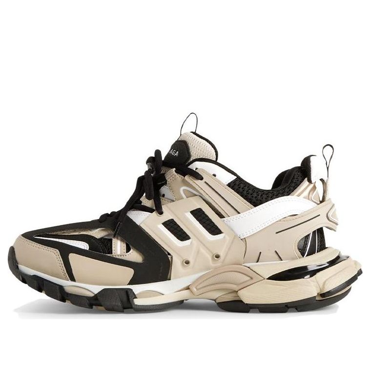 Balenciaga Track Sneakers 'Beige and Black Mesh and Nylon' 542023W3AC48071