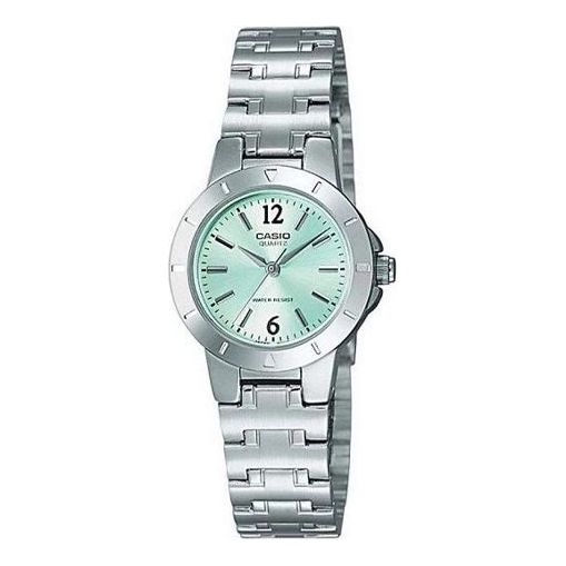 CASIO Quartz Waterproof Peppermint Green Analog LTP-1177A-3ADF
