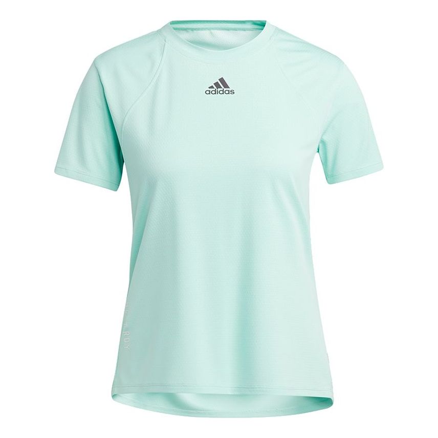 (WMNS) adidas Heatrdy Focus T Intense Training Sports Short Sleeve T-shirt Mint Green H20749
