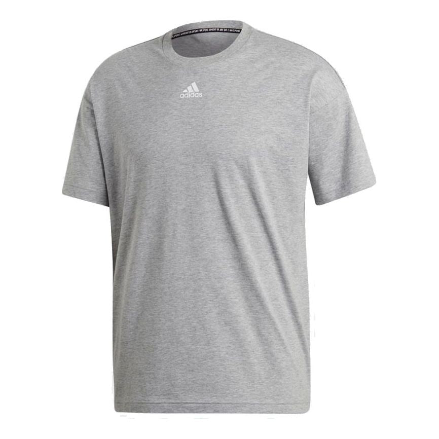 adidas Logo Printing Stripe Causual Ventilate Male Grey EB5275