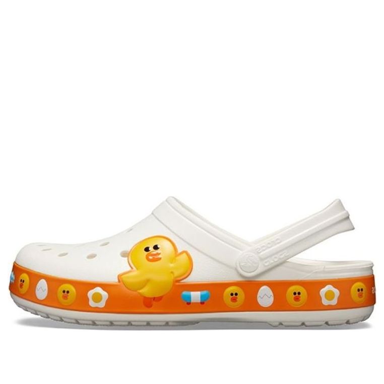 Crocs Classic Clog Line Friends Beach 'White Yellow' 205791-100