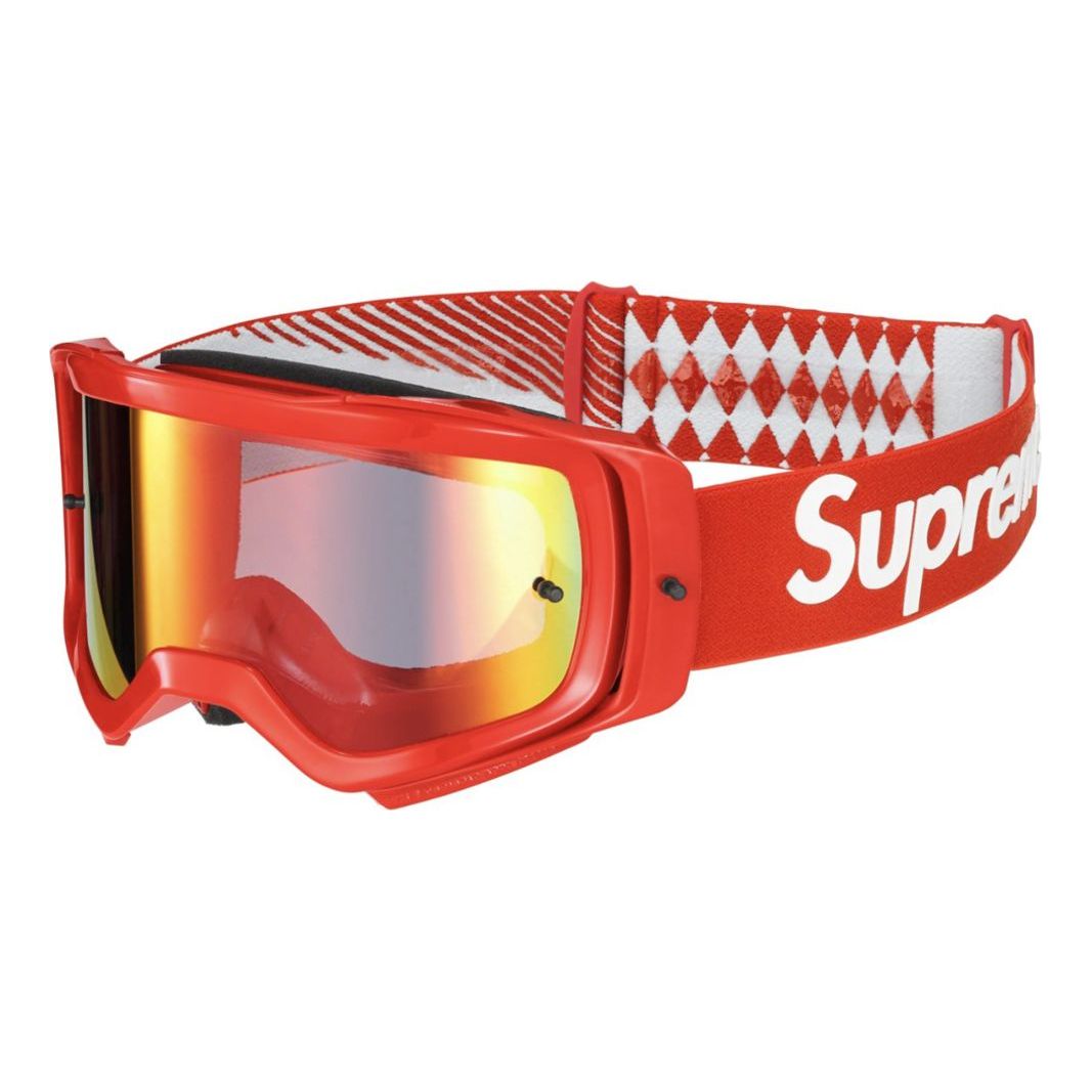 Supreme x Fox Racing Moto Goggles 'Red White' 32751-003-OS