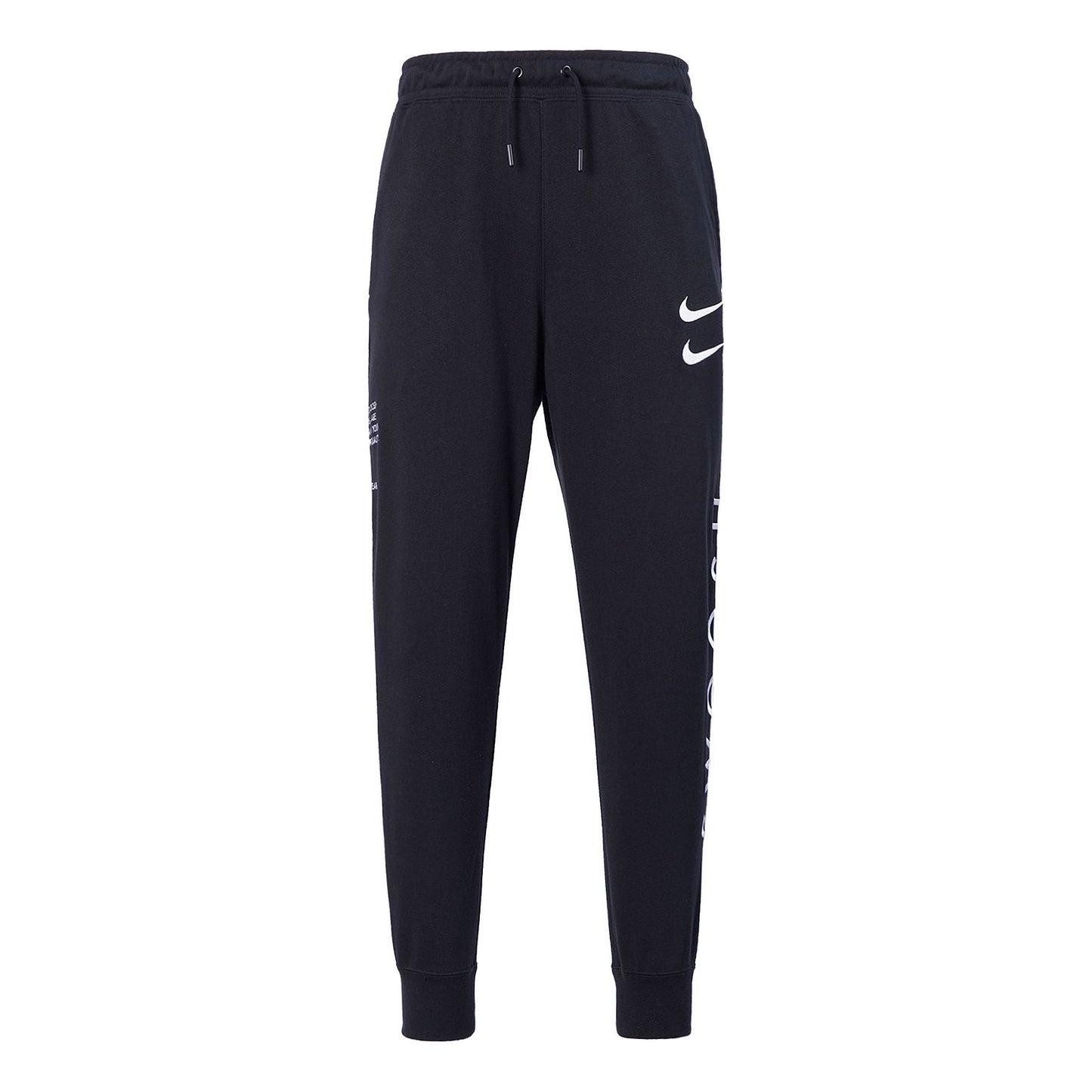 Nike Sportswear Swoosh Logo Tracksuit Bottoms Men Black CU3932-010