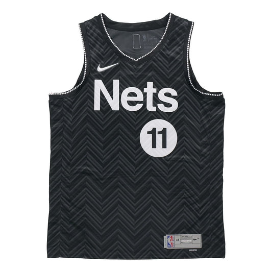 Men's Nike NBA Retro Basketball Jersey/Vest SW Fan Edition Award Version Brooklyn Nets Kyrie Irving No. 11 Black CW6804-011