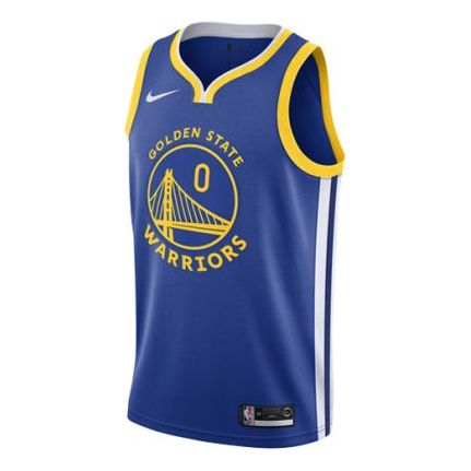 Nike NBA City limited SW Fan Edition 19-20 Season Golden State Warriors Russell Jersey 'Blue' AV4947-404
