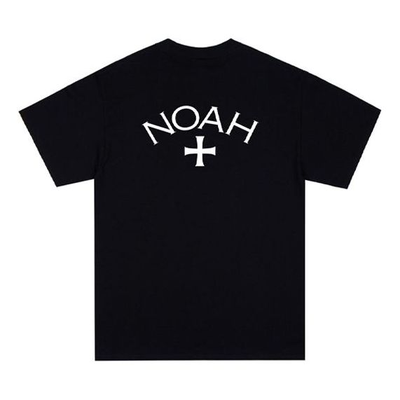 NOAH Printing Short Sleeve Unisex Black T15SS20BLK