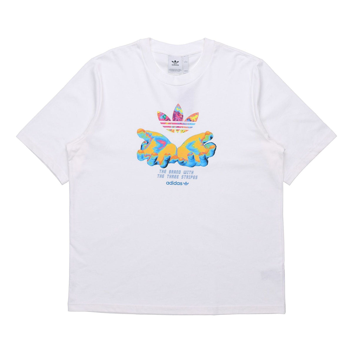 adidas originals Graphic Tee Printing Short Sleeve White GK7183
