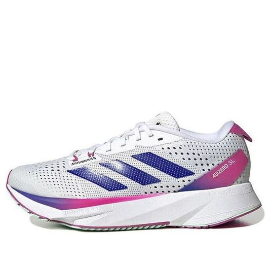 (GS) adidas Adizero SL J 'White Lucid Blue Fuchsia' H06413