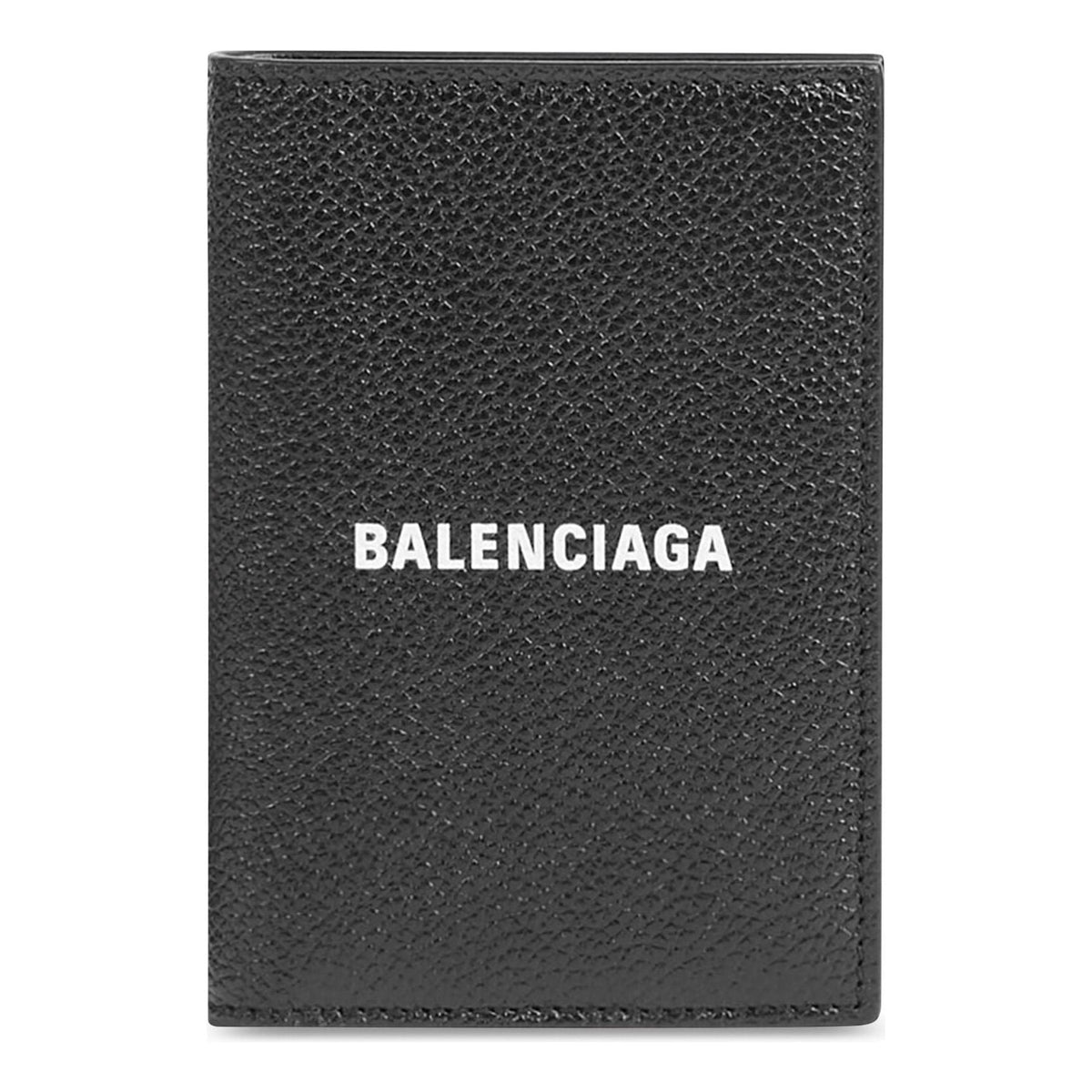 Balenciaga Cash Vertical Bifolded Wallet 'Black White' 6815791IZI31090