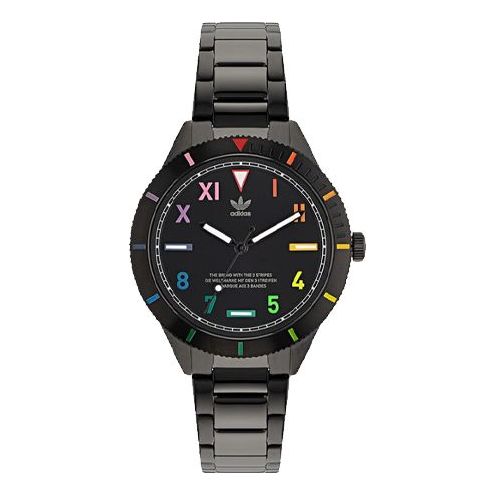 (WMNS) adidas Stainless Steel Black Bracelet Watch 'Black' AOFH220552I
