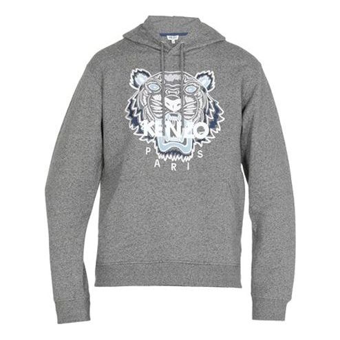 Men's KENZO Embroidered Pattern Cotton Gray FA55SW4154XA-98