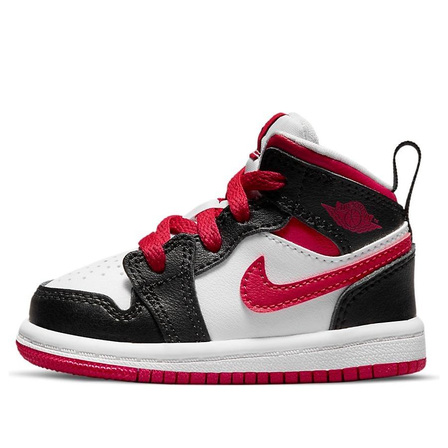 (TD) Air Jordan 1 Mid 'White Very Berry' 640735-016