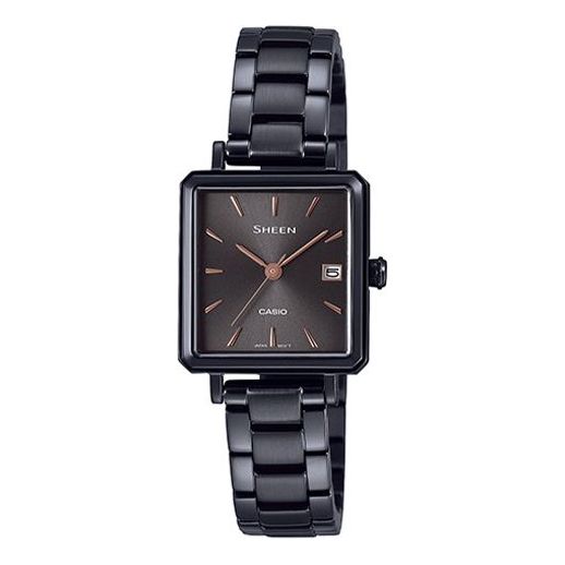 CASIO Quartz Waterproof Sapphire Crystal SHEEN Black Analog SHE-4537BD-1AUPRD