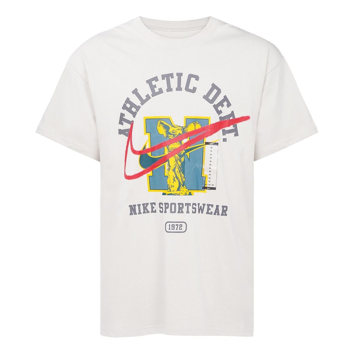 Men's Nike Logo Short Sleeve Light Grey T-Shirt DC2742-072