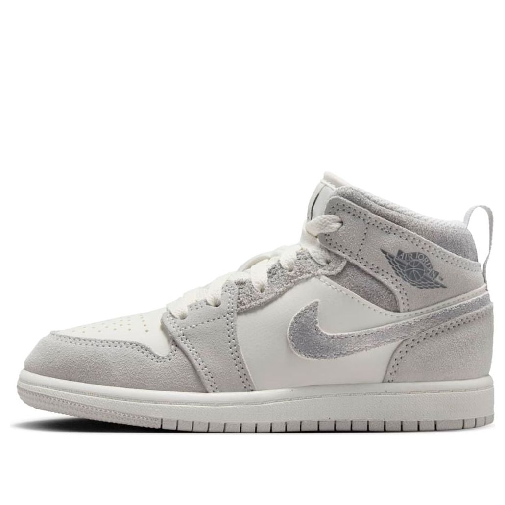 (PS) Air Jordan 1 Mid SE 'Neutral Grey Sail' FQ8087-002