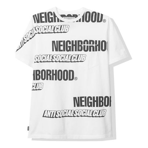 ASSC x NEIGHBORHOOD Crossover Short Sleeve Unisex White ASST391