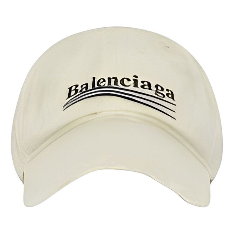Balenciaga Political Campaign Destroyed Cap 'Beige' 673320410B20936