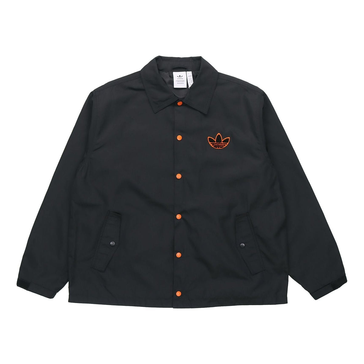 adidas originals Big Trfl Jkt Athleisure Casual Sports Embroidered Logo Woven Jacket Black H07087