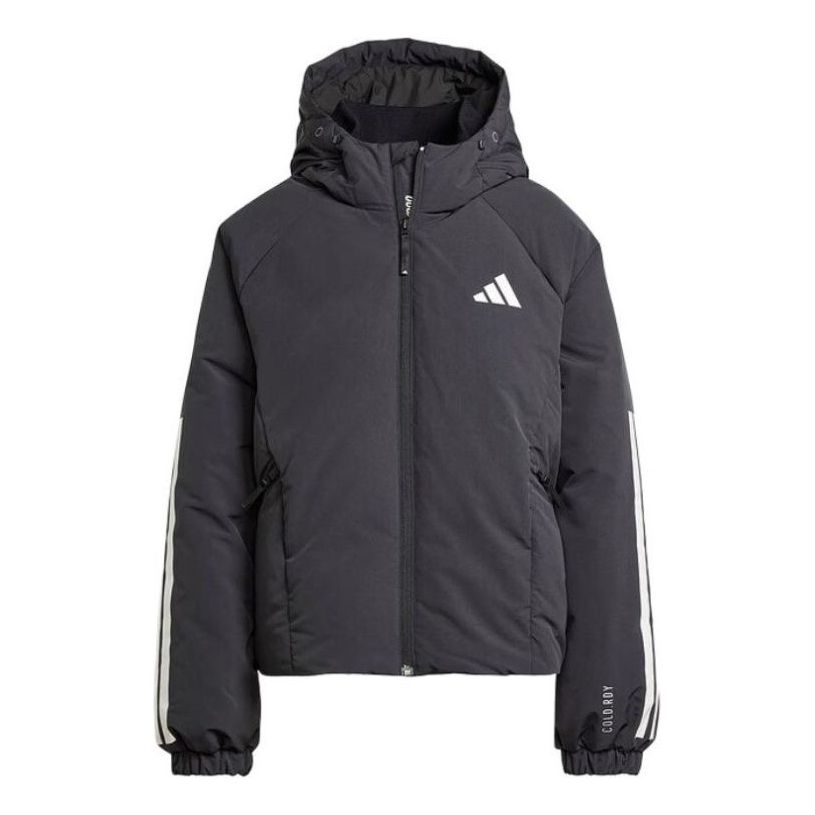 (WMNS) adidas Puffy Down Jacket Asia Sizing 'Black' JG3866