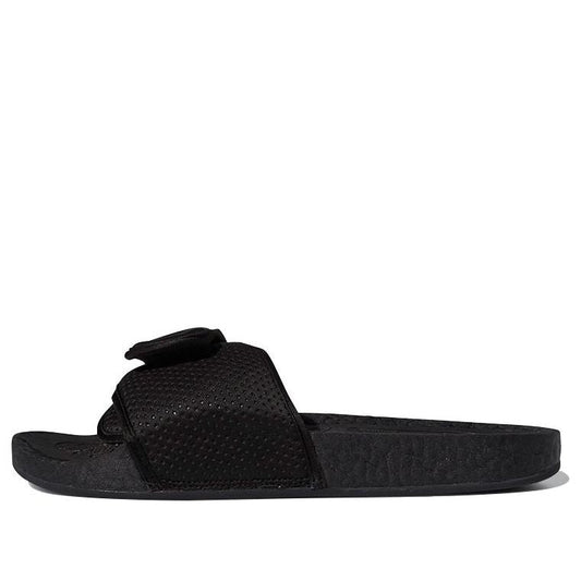 adidas x Pharrell Boost Slides 'Triple Black' FX8056
