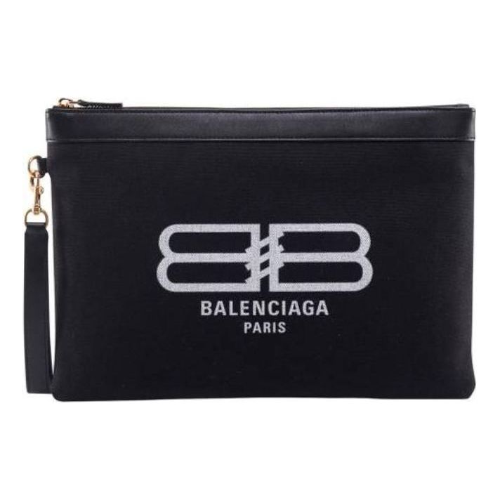 Balenciaga Jumbo Flat Pouch 'Black' 6955382108S1090