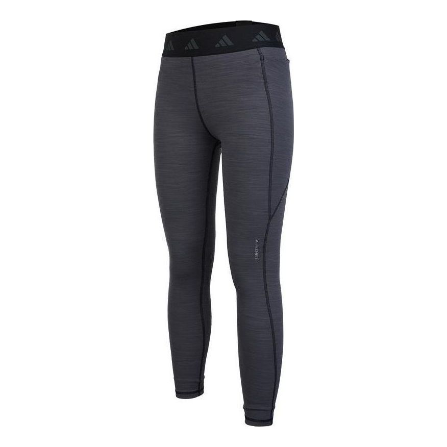 (WMNS) adidas Techfit Brushed Full Length Leggings Asia Sizing 'Black' HS8758