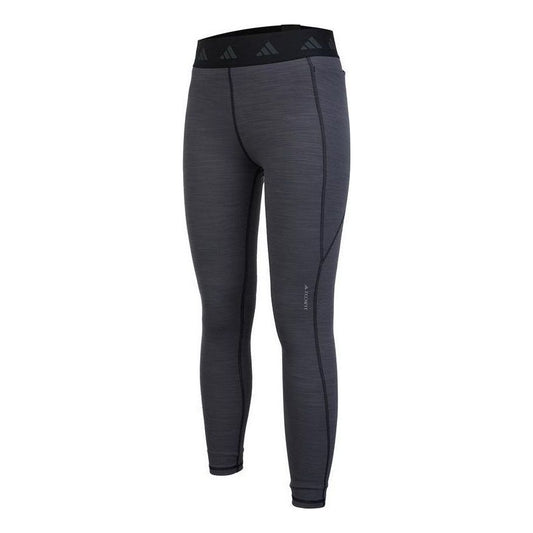 (WMNS) adidas Techfit Brushed Full Length Leggings Asia Sizing 'Black' HS8758