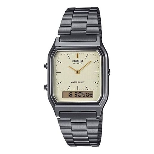CASIO Water Resistant Stainless Steel Strap Digital Combo 'Gray Analog' AQ-230GG-9A